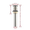 Purelux Bathroom Sink Drain Stopper Faucet Vanity Sink Pop Up