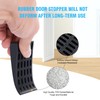 Door Stopper,4 Pack Flexible Rubber Door Stops Wedge Holder,DIY Furniture
