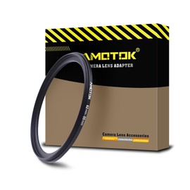 62mm Lens to 55mm Camera Lens Adapter, 62mm-55mm Filter Step Down Ring, Compatible with All 55mm Filter Accessories. Made from CNC Machined