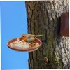 CAXUSD 1 Set Bird Feeder Set Platform Bird Feeder with