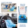 ABENA Nitrile Disposable Gloves Pack of 100 (Size L) Blue