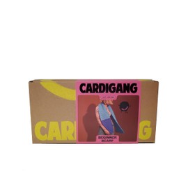 Cardigang 100% Wool Kane Beginner Scarf Knit Kit - Blues