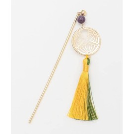 [倭物や Kaya] Flower Family Crest Hairpin/Japanese Family Emblem Classical Hairpin Hair Accessories 7CNZ2102 Chrysanthemum