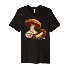 Reishi Mushroom With Garlic Premium T-Shirt
