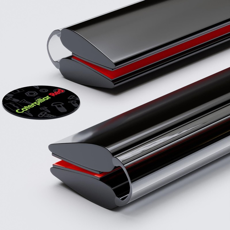 4 x 200mm Black Flexible Hinges – No glue required.