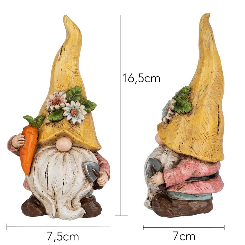 Ideen mit Herz Decorative Figures Gnome | Spring | with