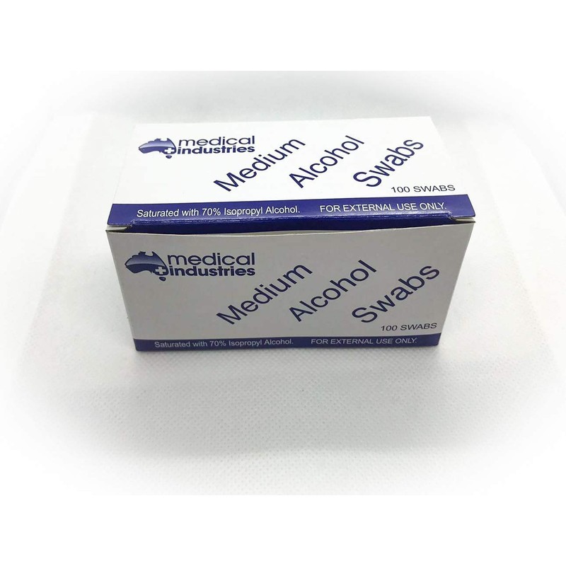Alcohol Swabs Prep Pads Wipe Cleanser Medical Swabs 100Pcs/box