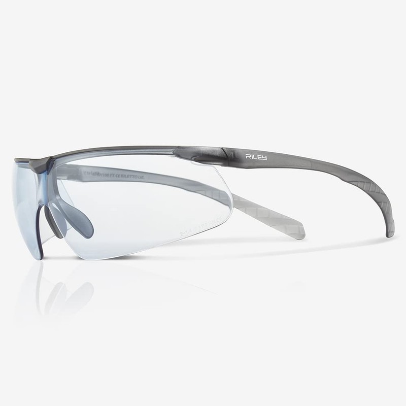Riley Riletto Ultra Lightweight Safety Glasses Work Protective Eyewear (Black,