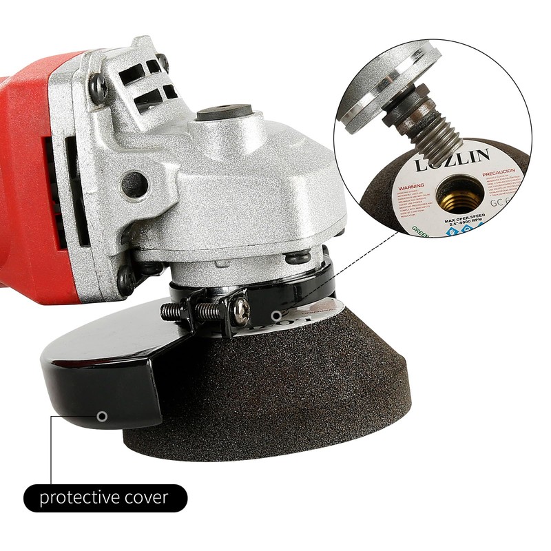 LOZLIN 3 Inch Silicon Carbide Grinding Wheel for Angle Grinder