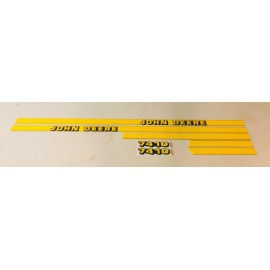 Aftermarket John Deere 7410 hood replacement decals