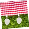 LABRIMP Oval Shape Tablecloth Pendants 6 Pieces Tablecloth Weights Stones