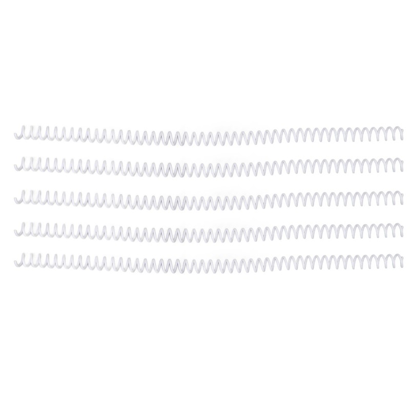 100PCS Spiral Binding Coils 48 Loops 4:1 Pitch A4 Paper