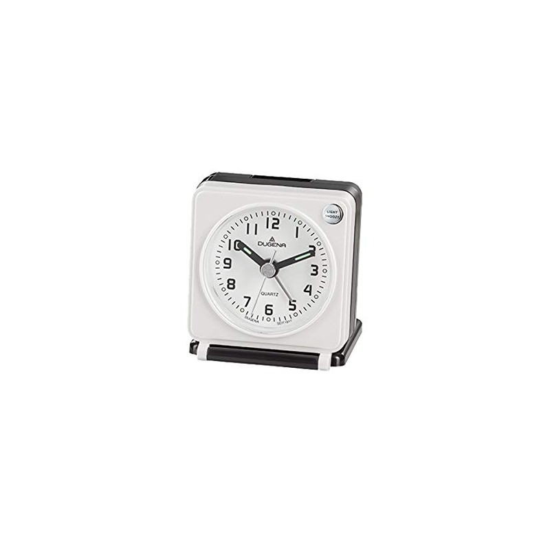 Dugena Quartz Travel Alarm Clock 4460951 with Alarm Clock, Repeat
