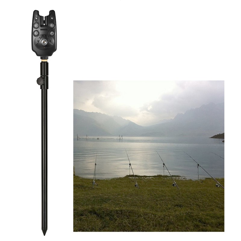 Fishing Bite Alarms Fishing Bankstick Set with Padded Fishing Tool