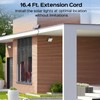 Adiding Solar Outdoor Lights, 202 LEDs Flood Lights with 16.4