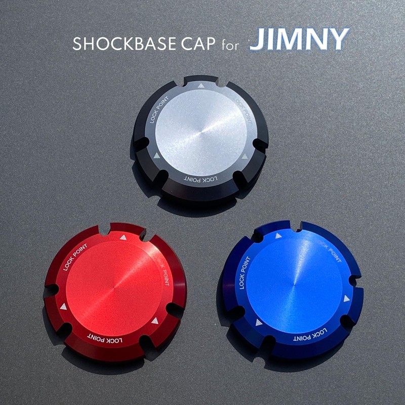 alumania SHOCKBASE CAP 【RED】 for Jimny JB64 Sierra JB74 1