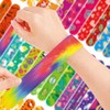 Viicoor Slap Bracelets 30PCS Snap Bracelet Wrisrtband for Party Favors