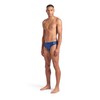 Arena Men's Swim Briefs Allover, Navy Multi, 36