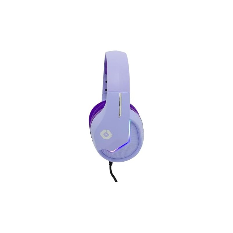 Vortred Diadema Axolotl Gamer Inalámbrica RGB 3.5mm Color Morado