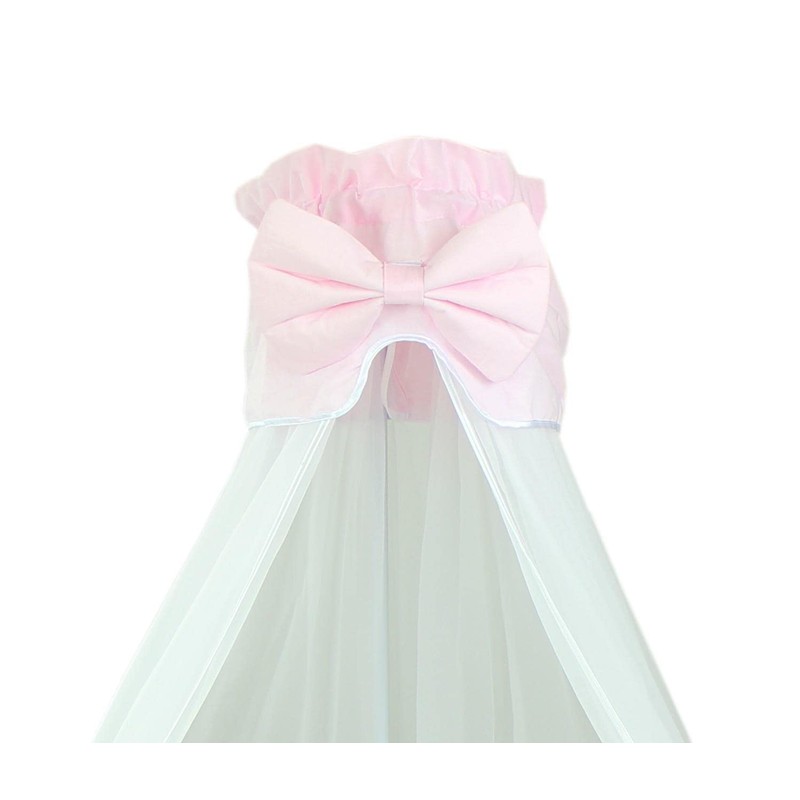 TupTam Baby Bed Canopy with Bow Transparent -