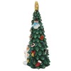 Christmas Tree Statue Durable Fadeless Resin Christmas Tree Figurine Exquisite