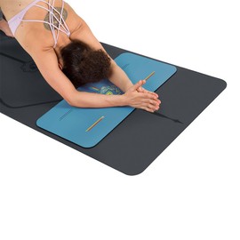 Liforme Yoga Pad – Sistema de alineación patentado, agarre tipo guerrero, antideslizante, ecológico y biodegradable, almohadilla de 4,2 mm de grosor para soporte de rodilla, codo y mano durante el