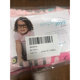 Simple Joys By Carter's Girl's 6pc Pajamas Short Sleeve Size 2T Brand New
