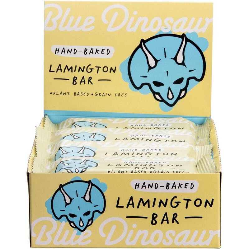 Blue Dinosaur Lamington Snack Bar, Lamington 540 grams, Pack of