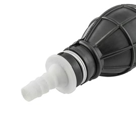 LST Kraftstoffpumpe Hand Pumpe Pumpball Tülle gerade für Schlauch Innen-Ø 10mm