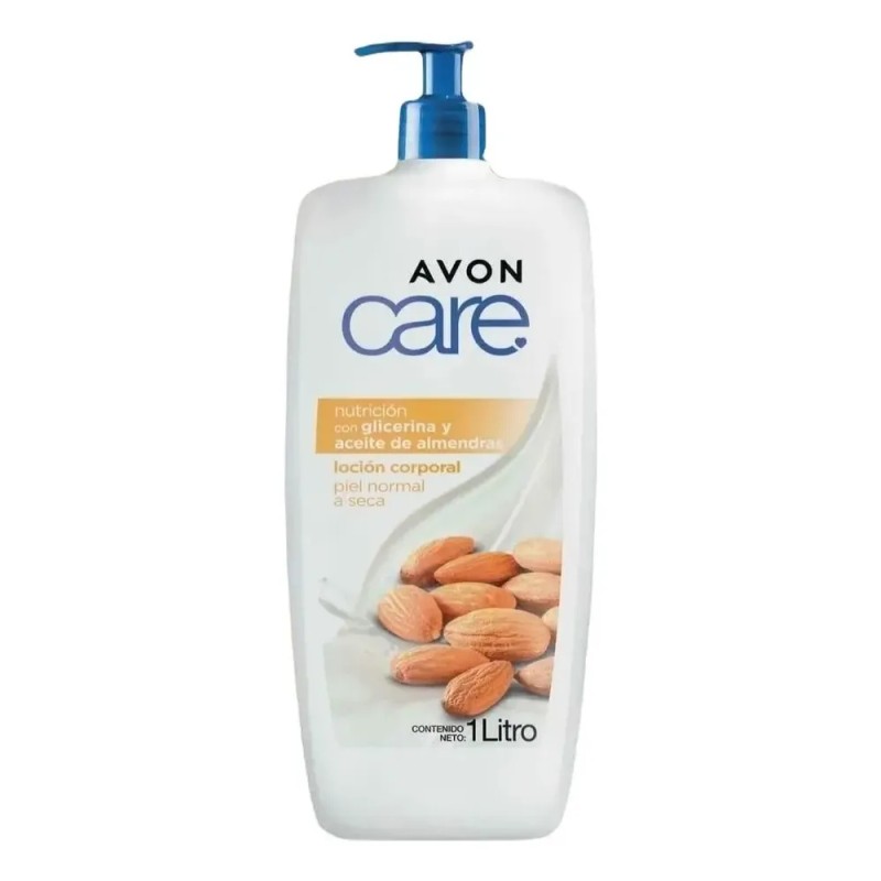 Avon Care Crema Corporal Glicerina Y Aceite De Almendras 1lt
