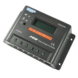 HQRP 12V / 24V 20 Amp Solar Panel Battery Charge Controller / Regulator 20A for Solar Traffic System 300W / 600W with Automatically Recognize Day / Night