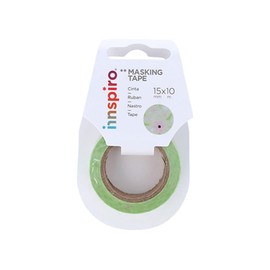 Tutti Frutti Series Masking Tape Green and Pink Flowers 15 mm x 10 m