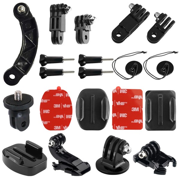 Higatful Basic Adapter Grab Bag accessories Kit for GoPro Hero