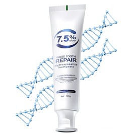 7.5% Nano Hydroxyapatite Toothpaste for Enamel Repair & Sensitive Teeth, Fluoride-Free Remineralizing Formula with Natural Mint, Gentle Oral Care for 
