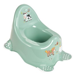 keeeper Funny Farm Adam Baby Pots from 18 Months to 3 Years Non-Slip Function Nordic Green