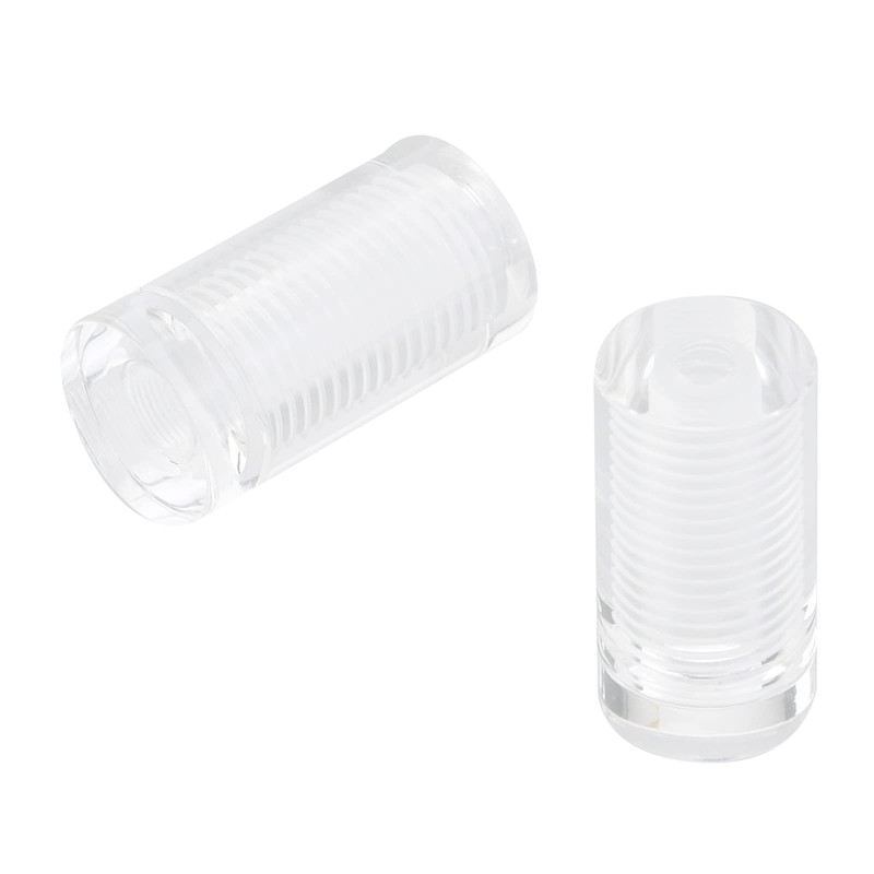 Antrader 8Pcs Clear Standoffs, 3/4" x 1-1/5" Acrylic Screws, Wall