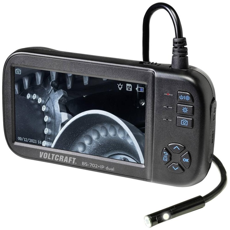 VOLTCRAFT BS-702SE+IP dual endoscope probe diameter: 8 mm, probe length: