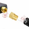 Brass High Pressure Washer Coupler, Metric M22 15mm Male to