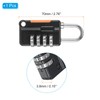 TOP-VIGOR Security Steel Cable with 4 Digit Combination Lock, 5Ft