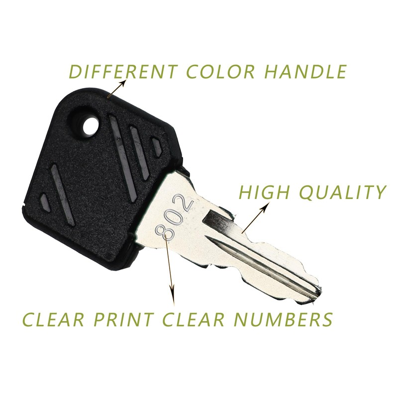 Newyuan 10 x Replacement Linde Forklift Ignition Key 802 Compatible