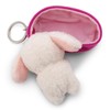 NICI Keyring Sleeping Pets Dog Poodle White