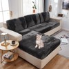 MIFXIN Couch Cushion Slipcover Sofa Cover Velvet Stretch Universal Wear-Resistant