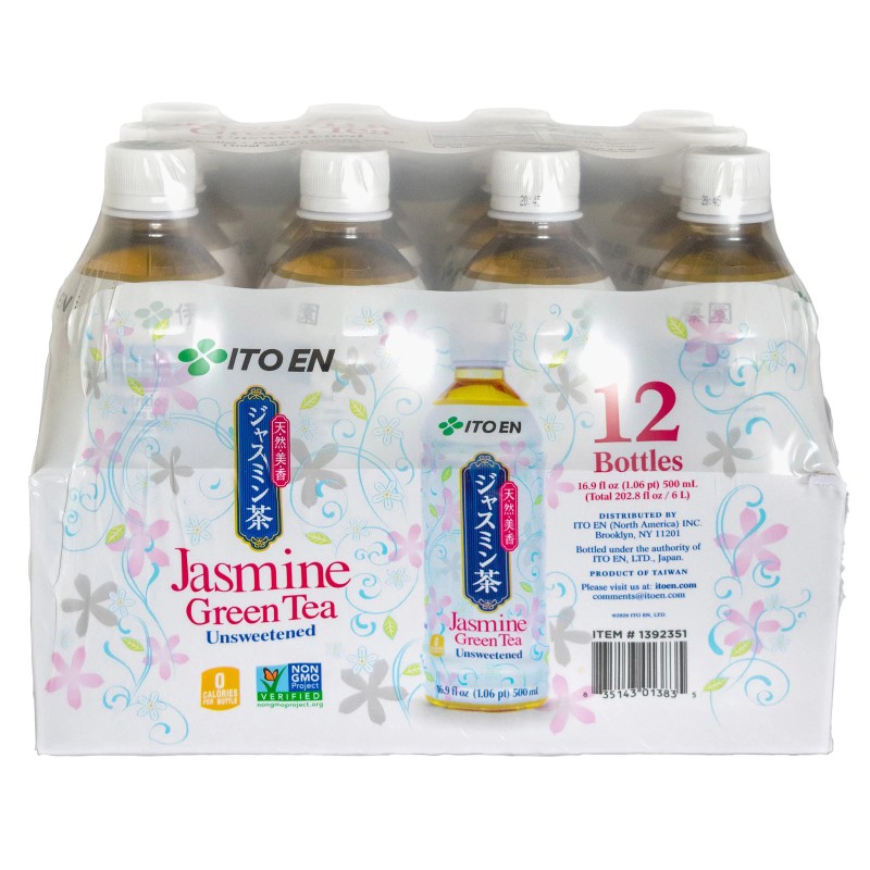 ivanky Ito En Jasmine Green Tea, Unsweetened, 16.9 Fl Oz,
