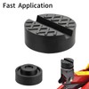 2 PCS Car Jack Pads, Slotted Trolley Jacking Rubber Blocks,
