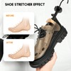UHIAGREE Wooden Shoe Stretcher, 4-Way Shoe Expander Widener Shoe Tree