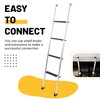 KUAFU 60'' Bunk Bed Ladder with RV W/Hook and Rubber