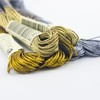 6 Skeins Embroidery Thread, 3 Colors Metallic Embroidery Floss Set,