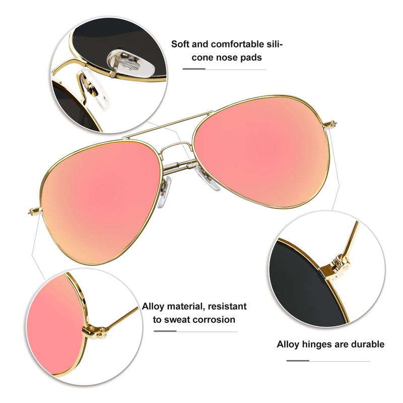 KANASTAL Sunglasses Teardrop Men Women Polarized Fishing Driving Sunglasses, [H]