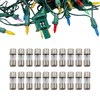 Mini Christmas Light Strings Replacement Glass Fuses - 3A/3Amp 110V