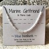 Morse Code 'MARINE GIRLFRIEND' Marine Corps Necklace